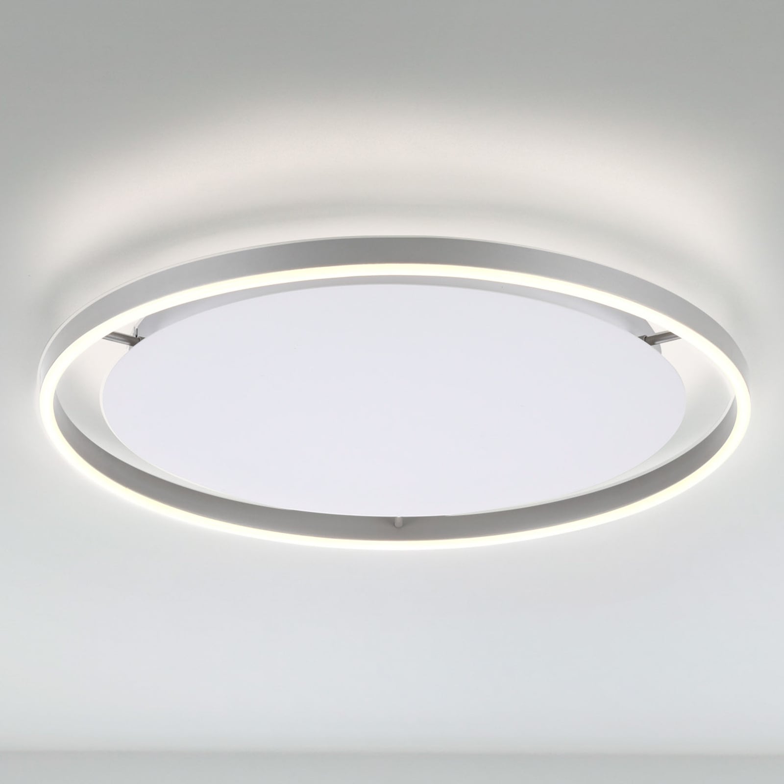 LED taklampe Ritus dimbar aluminium Ø58,5 cm 28W bakside