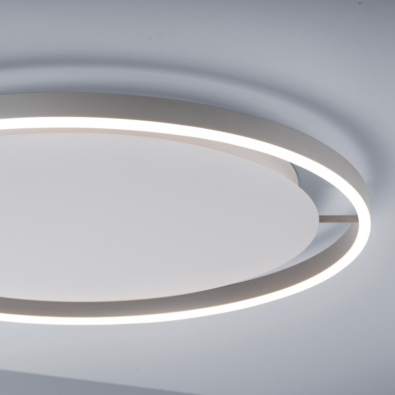 LED taklampe Ritus dimbar aluminium Ø58,5 cm 28W detalj