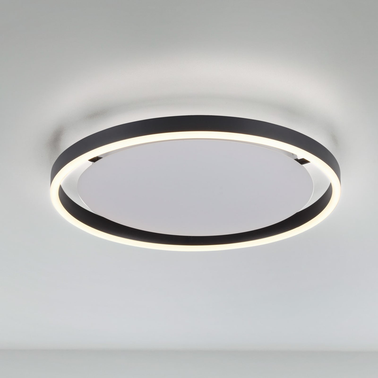 LED taklampe Ritus dimbar antrasitt Ø39,3 cm forfra