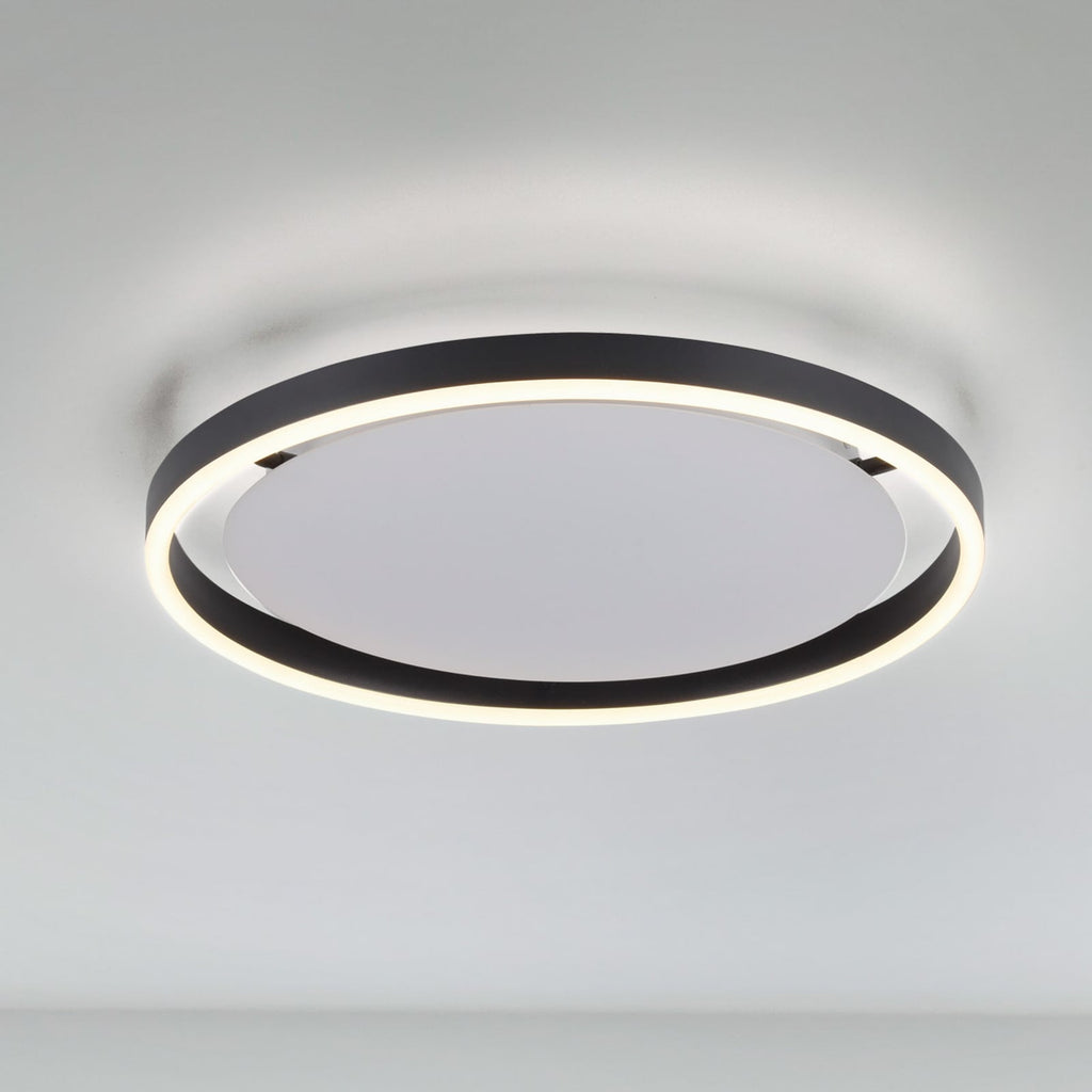 LED taklampe Ritus dimbar antrasitt Ø39,3 cm forfra