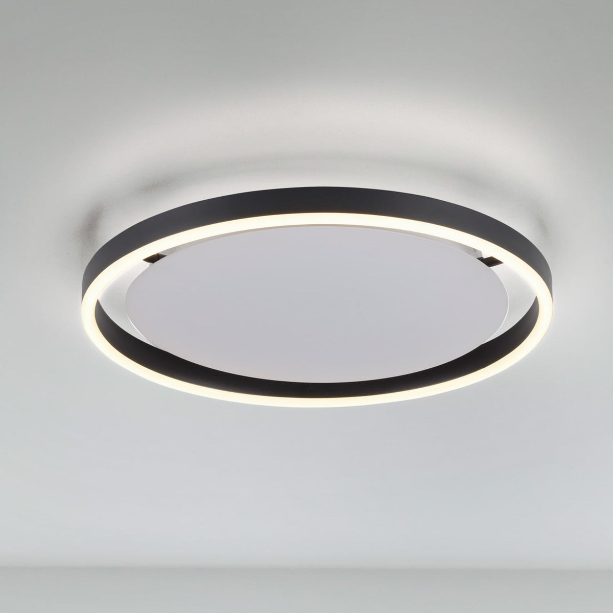 LED taklampe Ritus dimbar antrasitt Ø39,3 cm forfra
