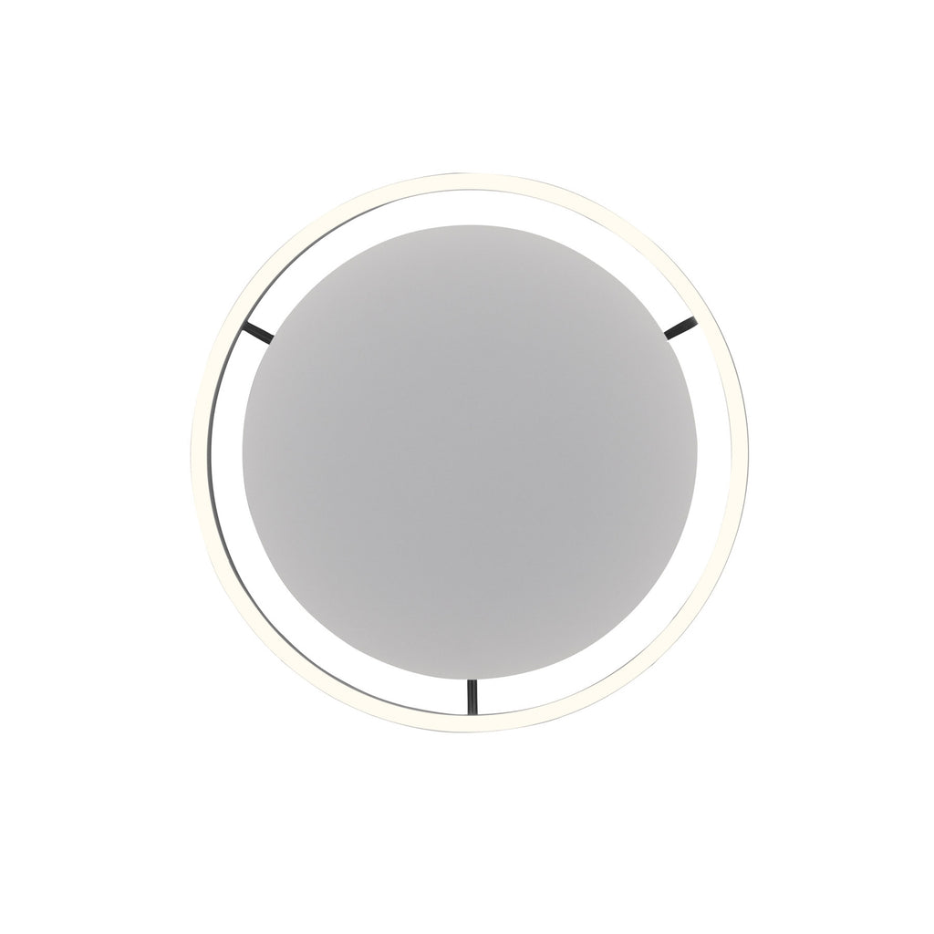 Montert LED taklampe Ritus dimbar antrasitt Ø39,3 cm i rom
