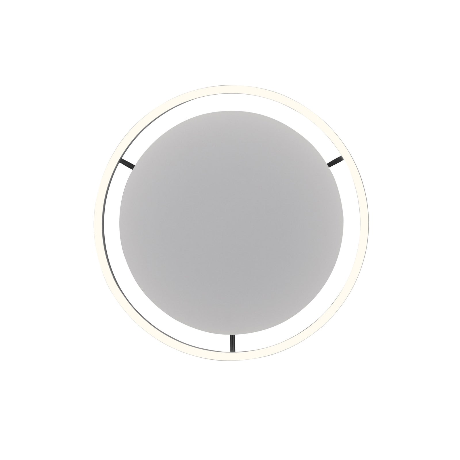 Montert LED taklampe Ritus dimbar antrasitt Ø39,3 cm i rom