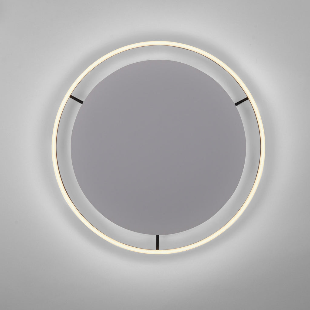 Montert LED taklampe Ritus dimbar antrasitt Ø58,5 cm 28W varmhvit i rom