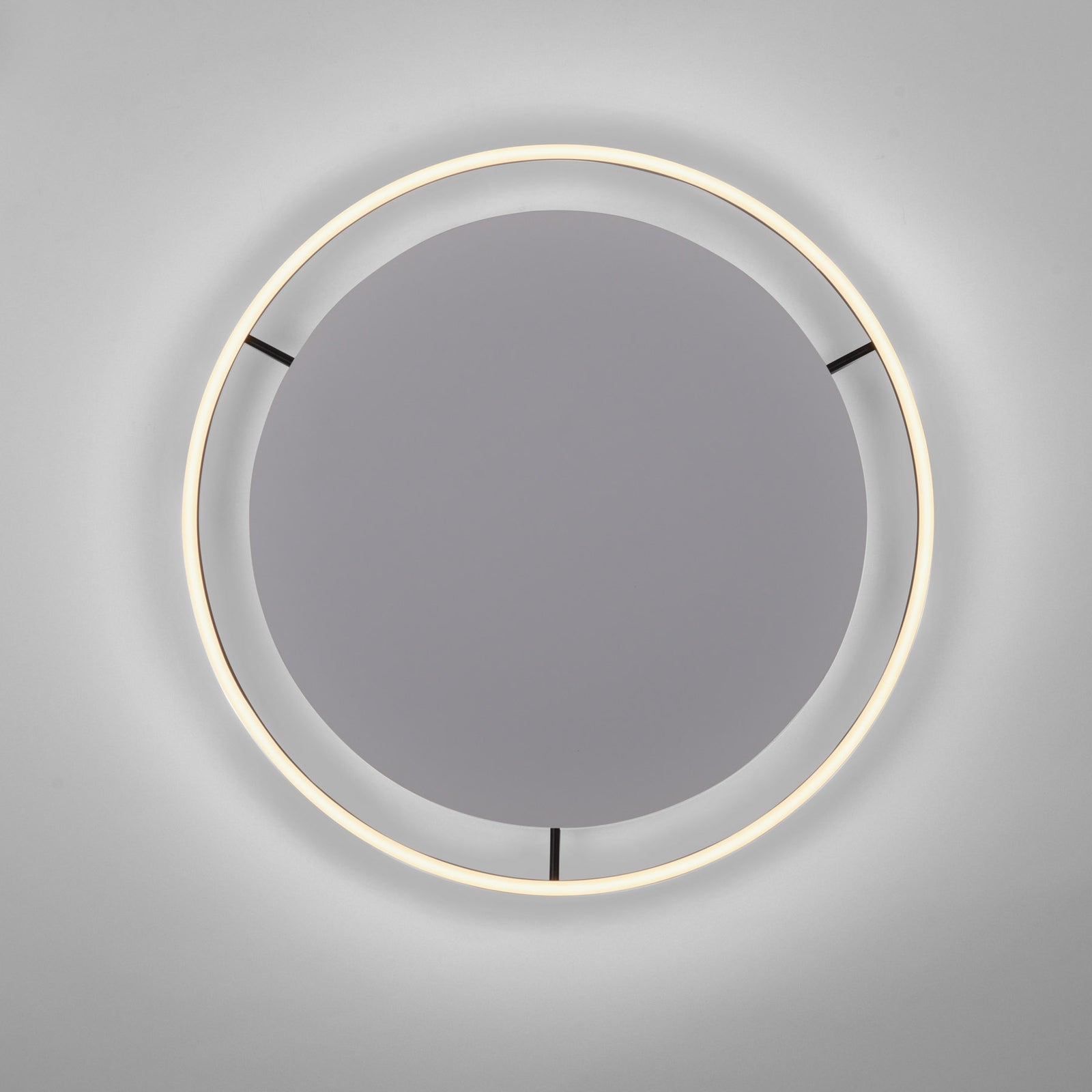 Montert LED taklampe Ritus dimbar antrasitt Ø58,5 cm 28W varmhvit i rom