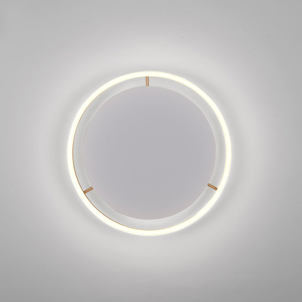 LED taklampe Ritus dimbar matt messing Ø39,3 cm 20W montert i rom