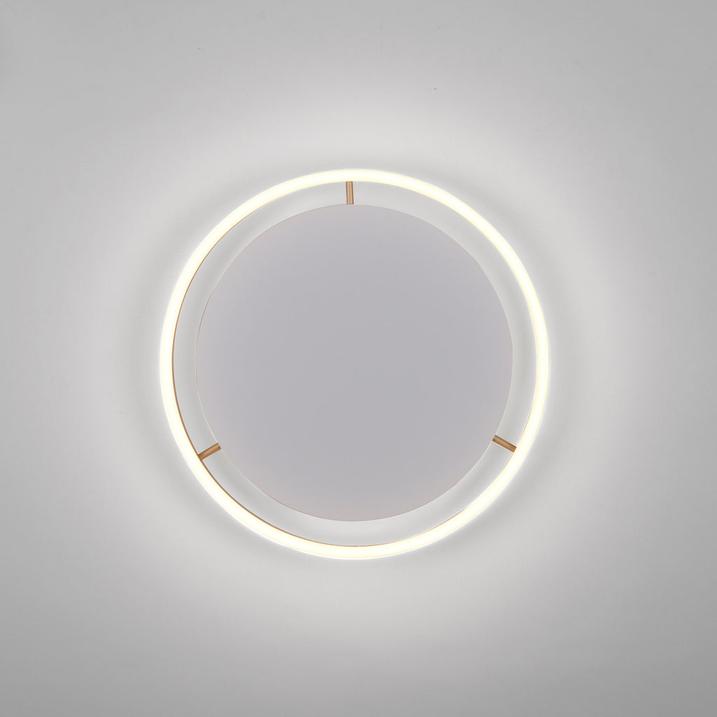 LED taklampe Ritus dimbar matt messing Ø39,3 cm 20W montert i rom