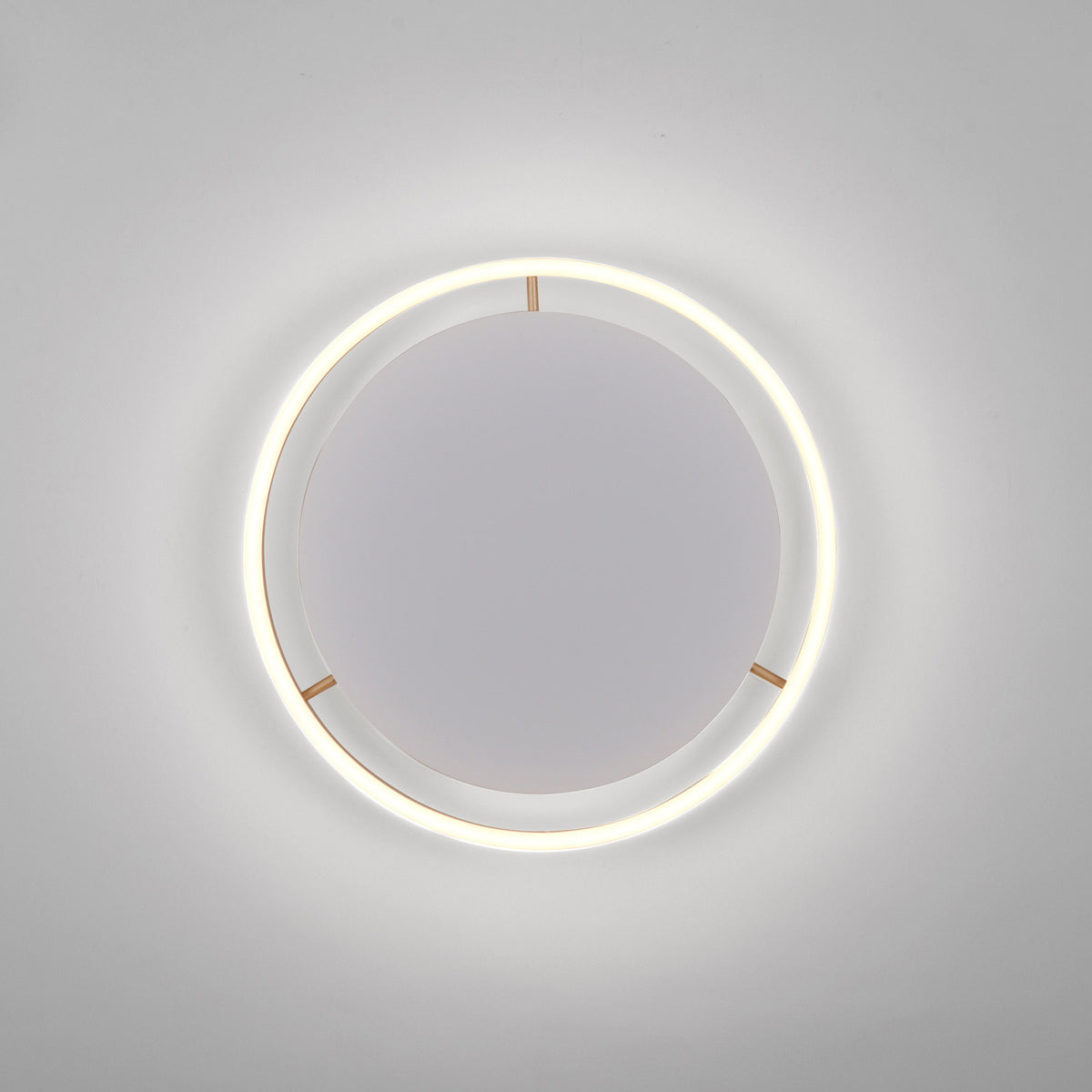 LED taklampe Ritus dimbar matt messing Ø39,3 cm 20W montert i rom