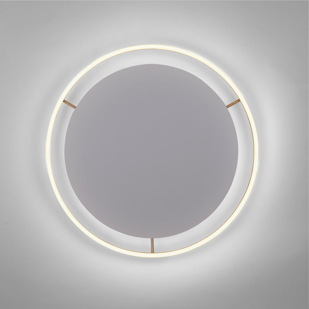 LED taklampe Ritus dimbar matt messing Ø58,5 cm montert i tak
