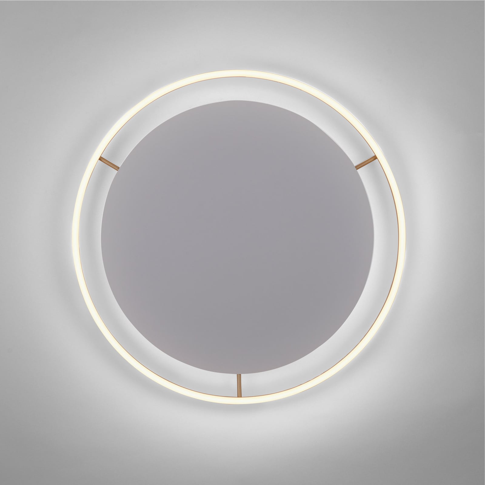 LED taklampe Ritus dimbar matt messing Ø58,5 cm montert i tak