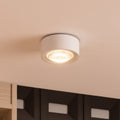 LED taklampe Rotari med linse dimbar hvit Ø12 cm forfra