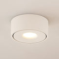 LED taklampe Rotari hvit aluminium Ø12 cm dimbar forfra