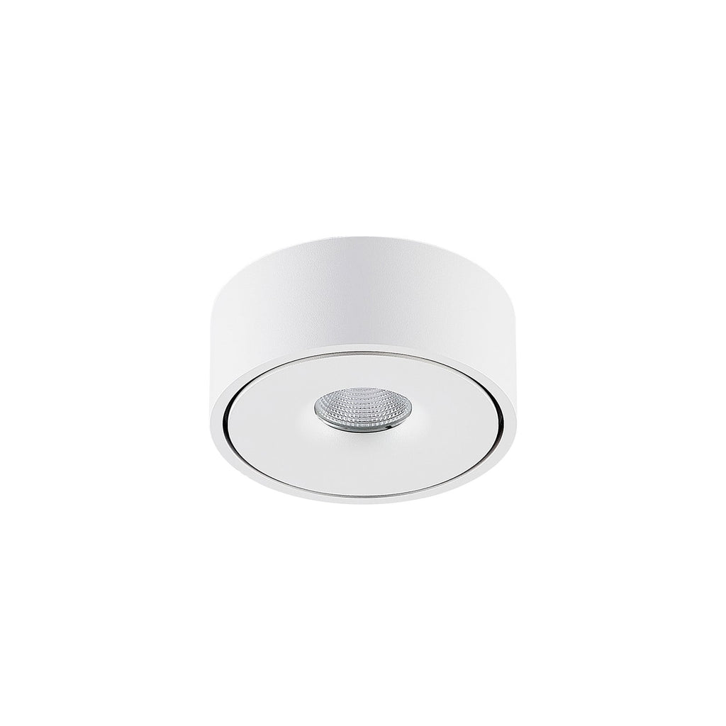 LED taklampe Rotari opp og ned aluminium Ø12 cm dimbar detalj