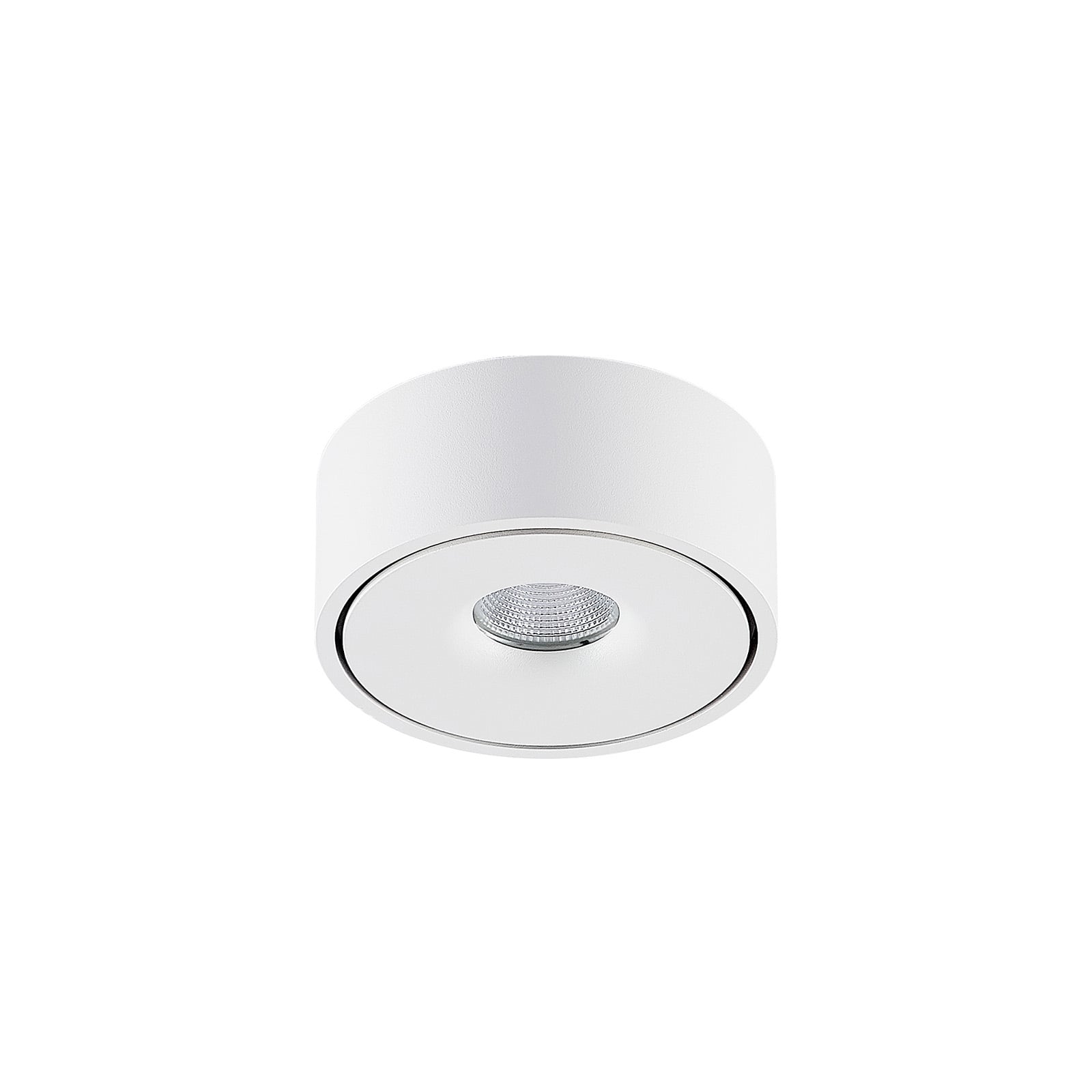 LED taklampe Rotari opp og ned aluminium Ø12 cm dimbar detalj