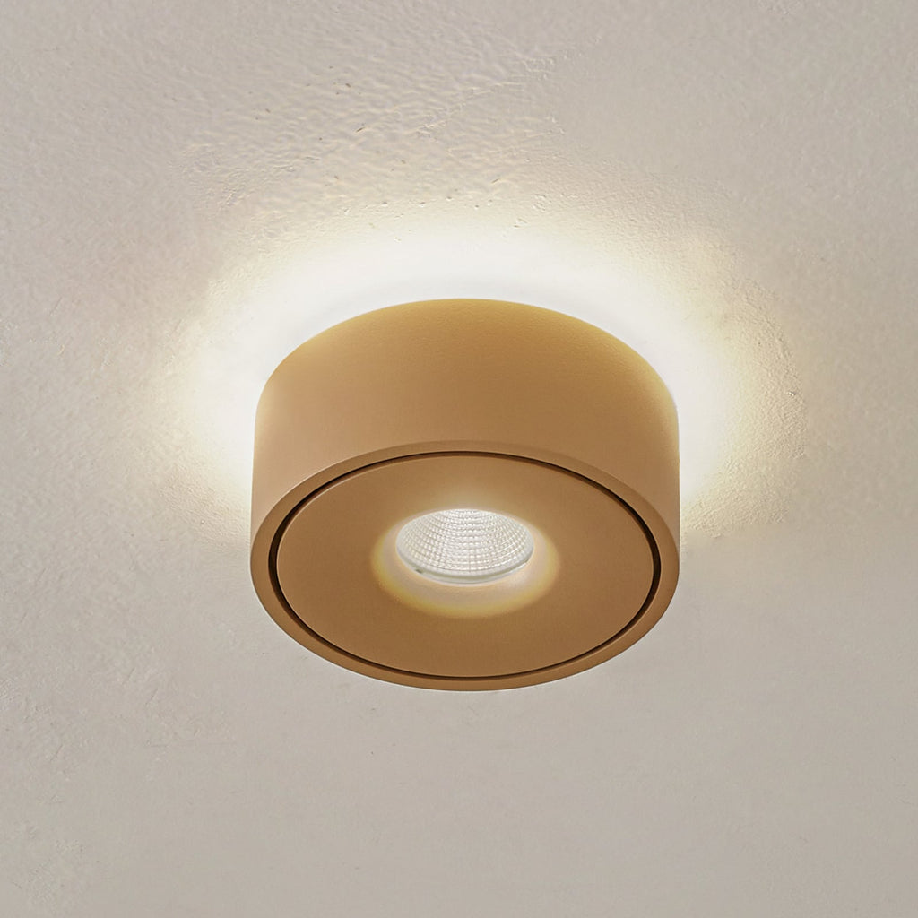 LED taklampe Rotari opp og ned brun dimbar forfra