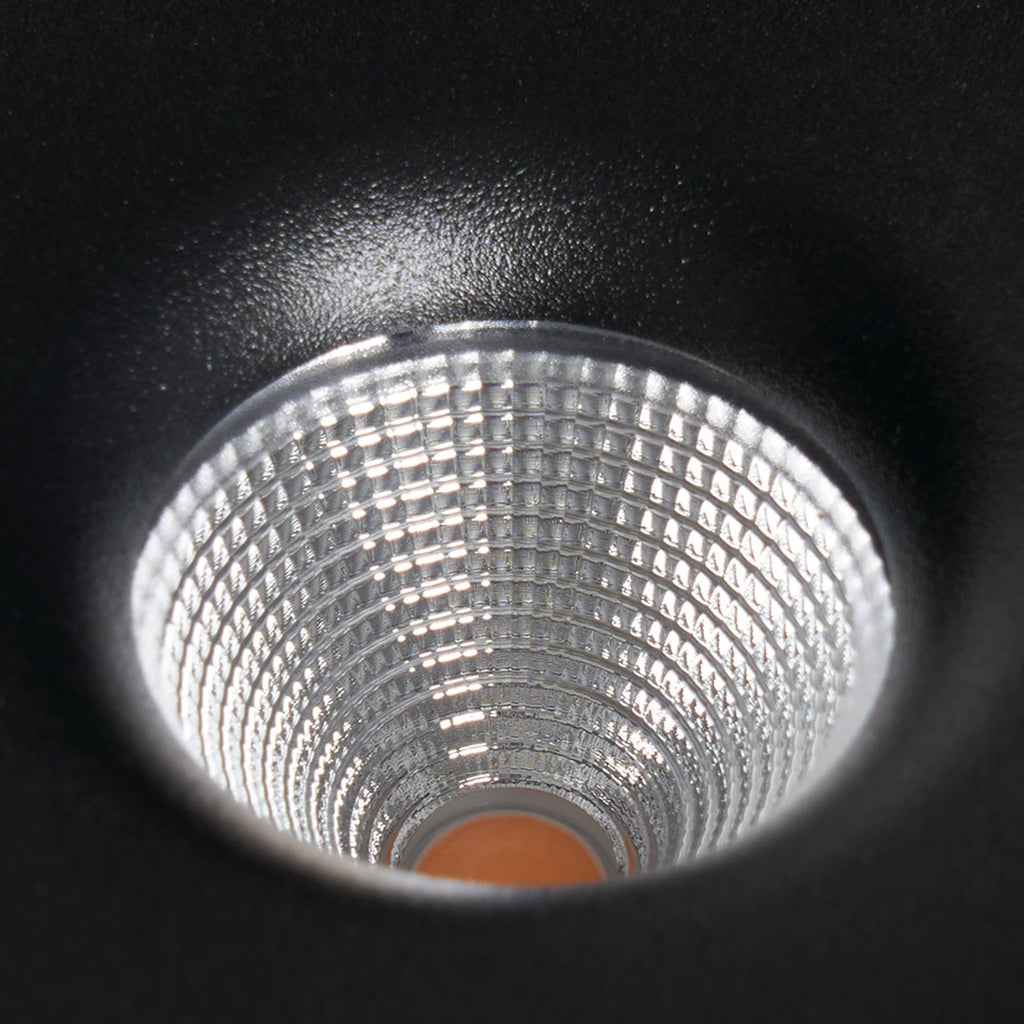 LED taklampe Rotari svart aluminium dimbar Ø12 cm 12W - Arcchio