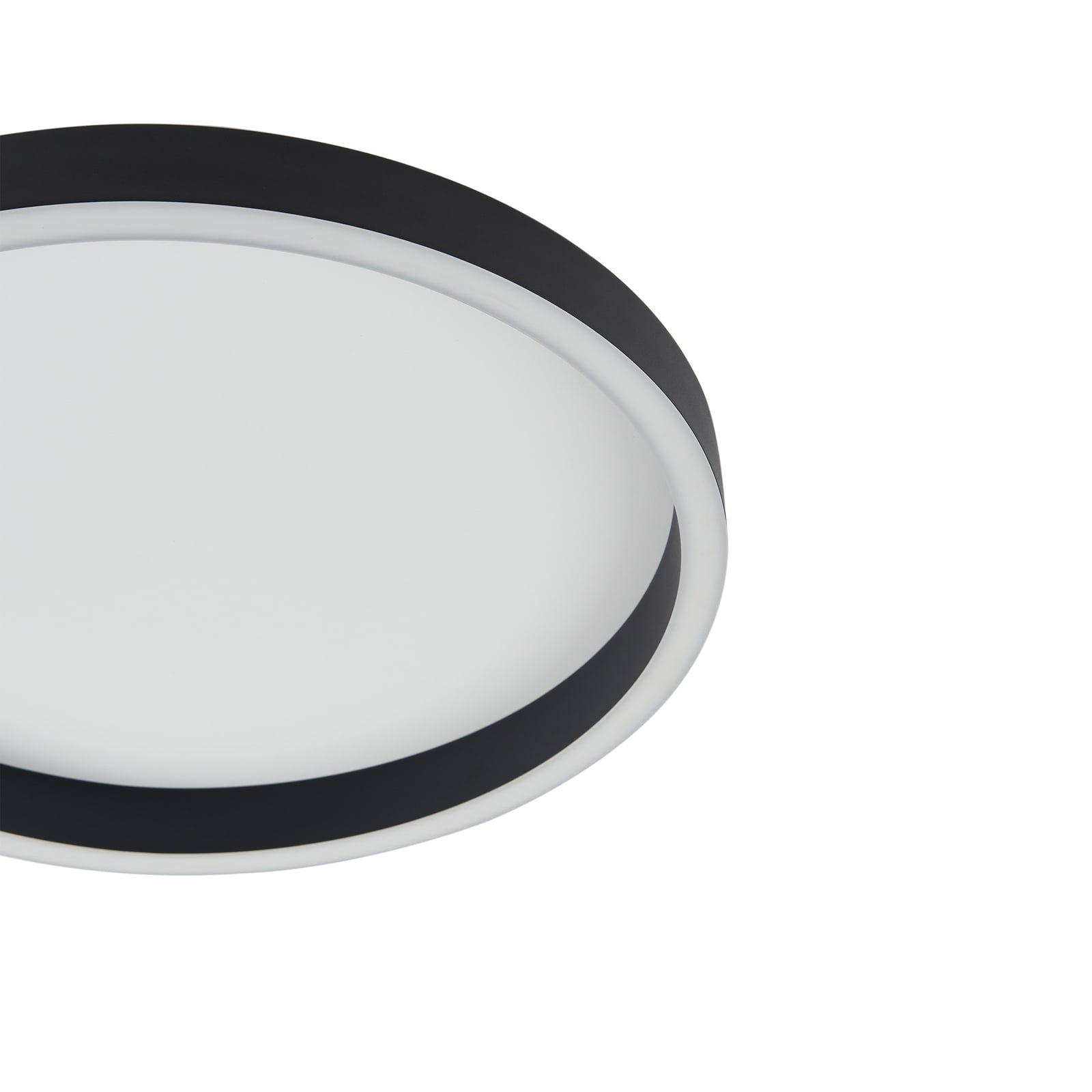 LED-taklampe Rotundo dimbar svart nærbilde