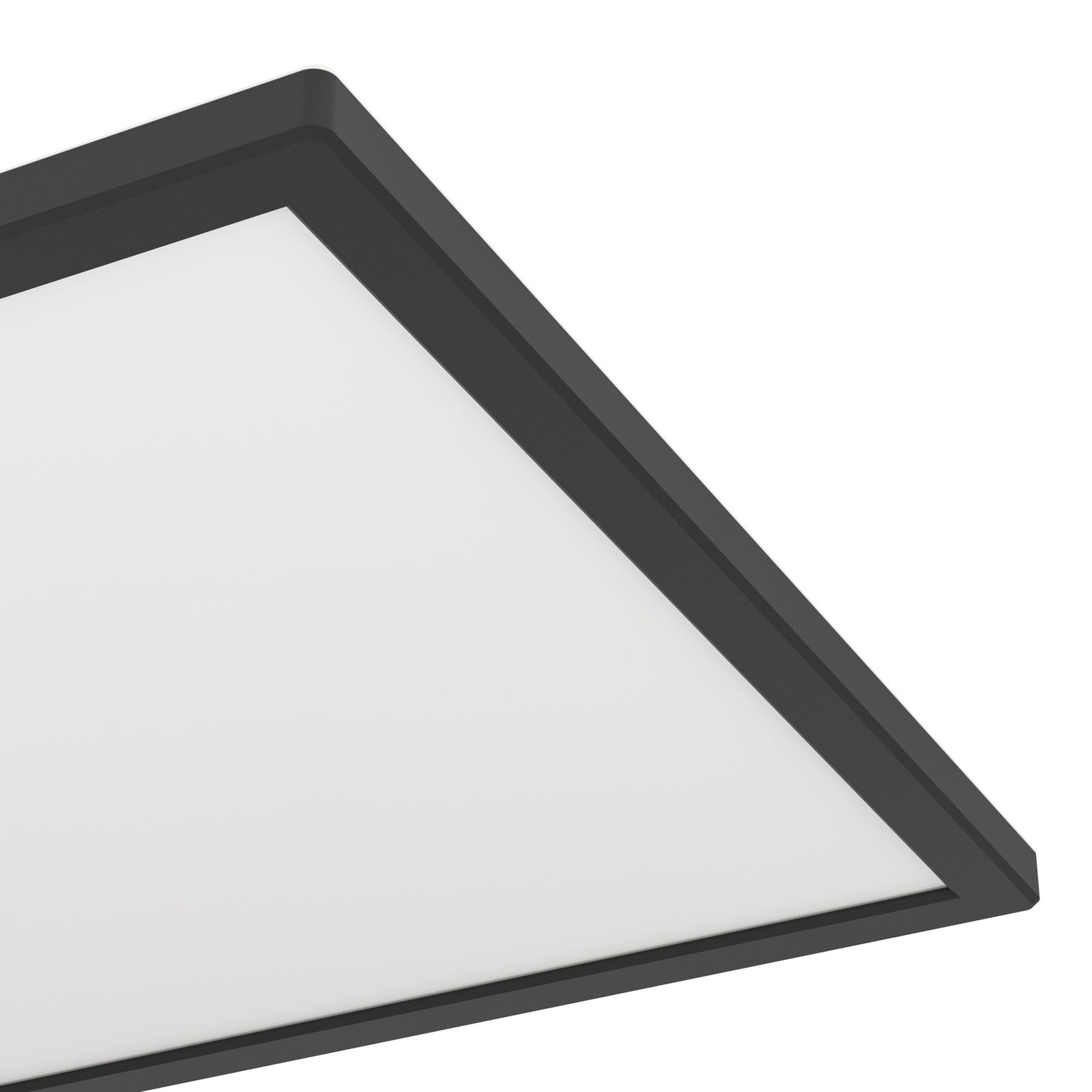 Lysfargevalg på LED taklampe Rovito-Z dimbar CCT+RGB 39x39 cm IP44 svart
