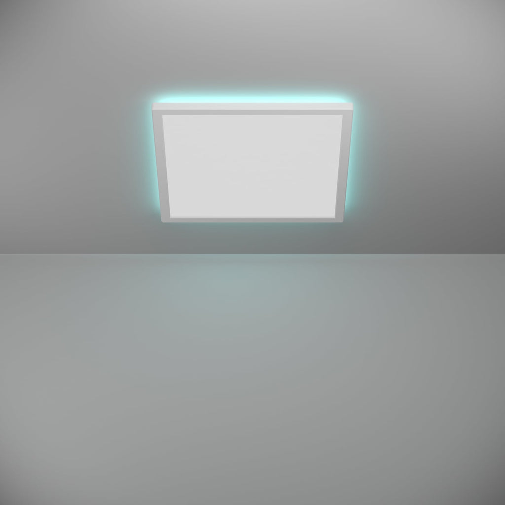 LED taklampe Rovito-Z dimbar CCT RGB IP44 39x39 cm side