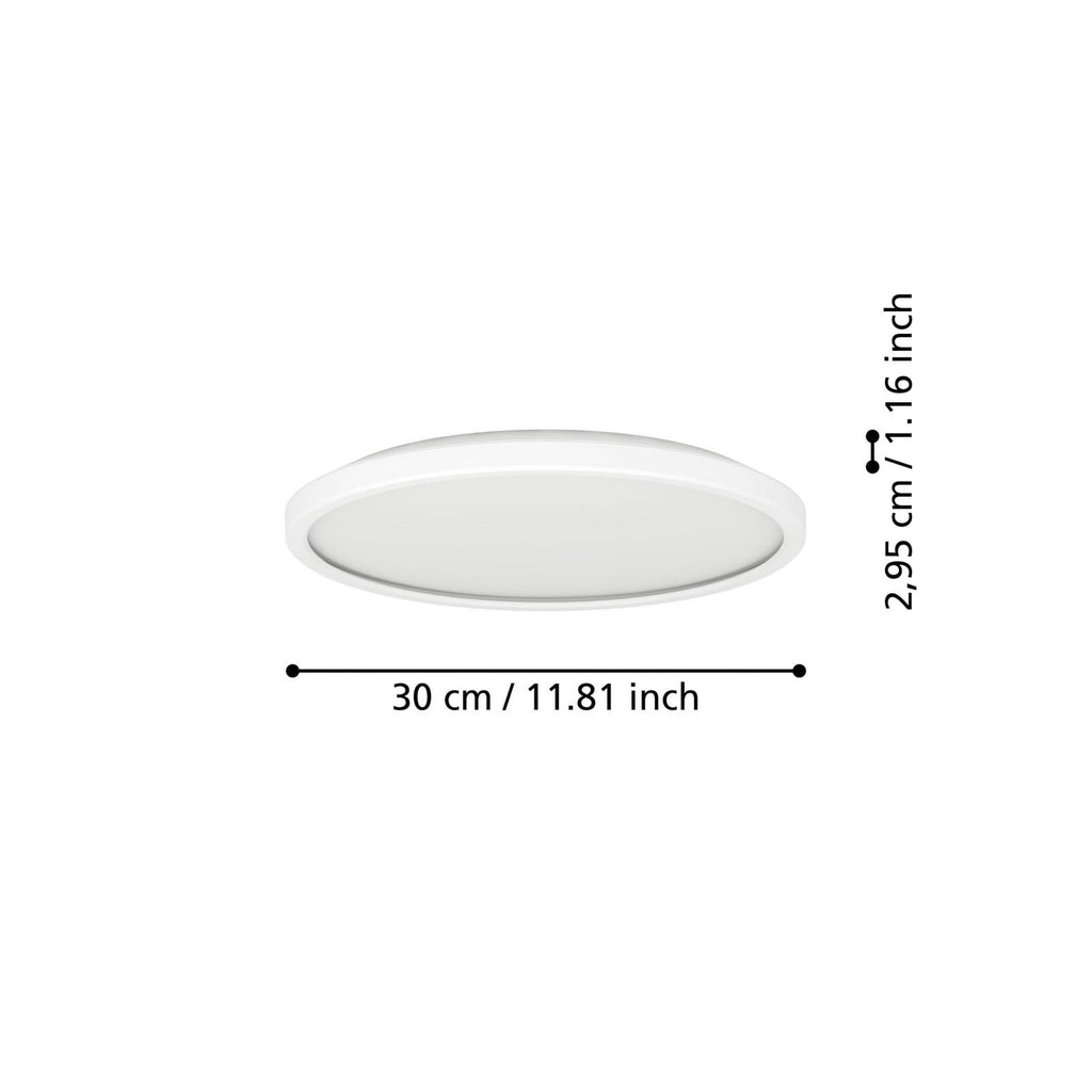 Detaljbilde av LED taklampe Rovito-Z dimbar RGB CCT Ø30 cm IP44