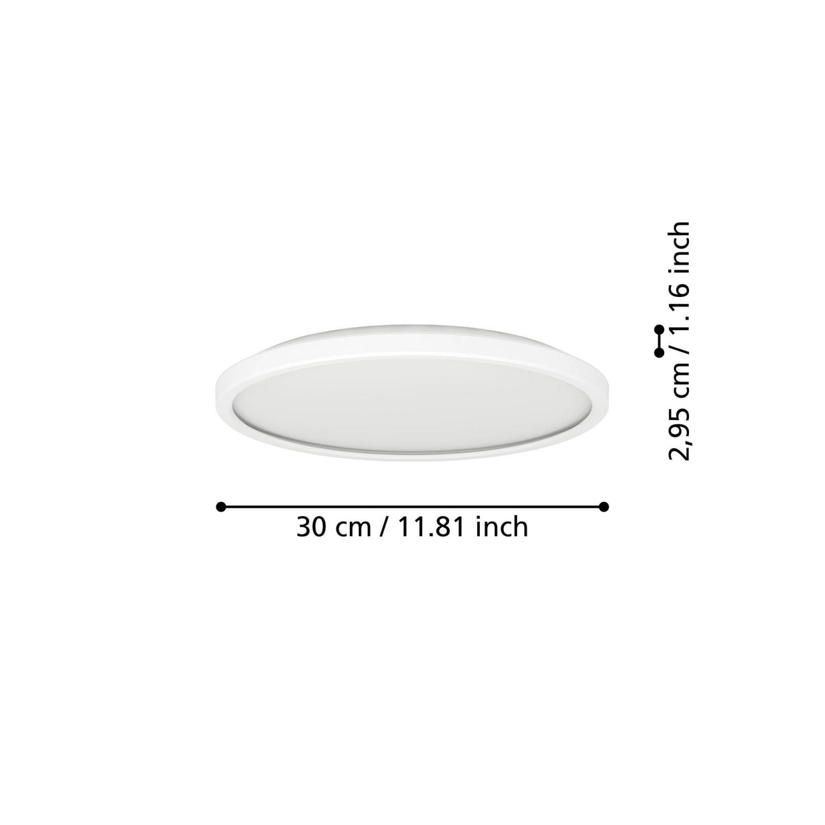 Detaljbilde av LED taklampe Rovito-Z dimbar RGB CCT Ø30 cm IP44