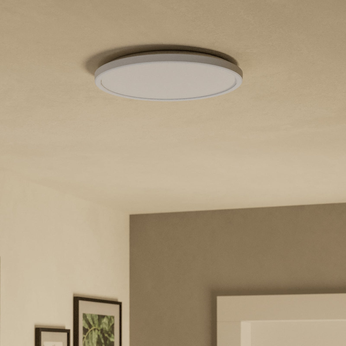 Montert LED taklampe Rovito-Z dimbar RGB CCT Ø30 cm IP44 i tak