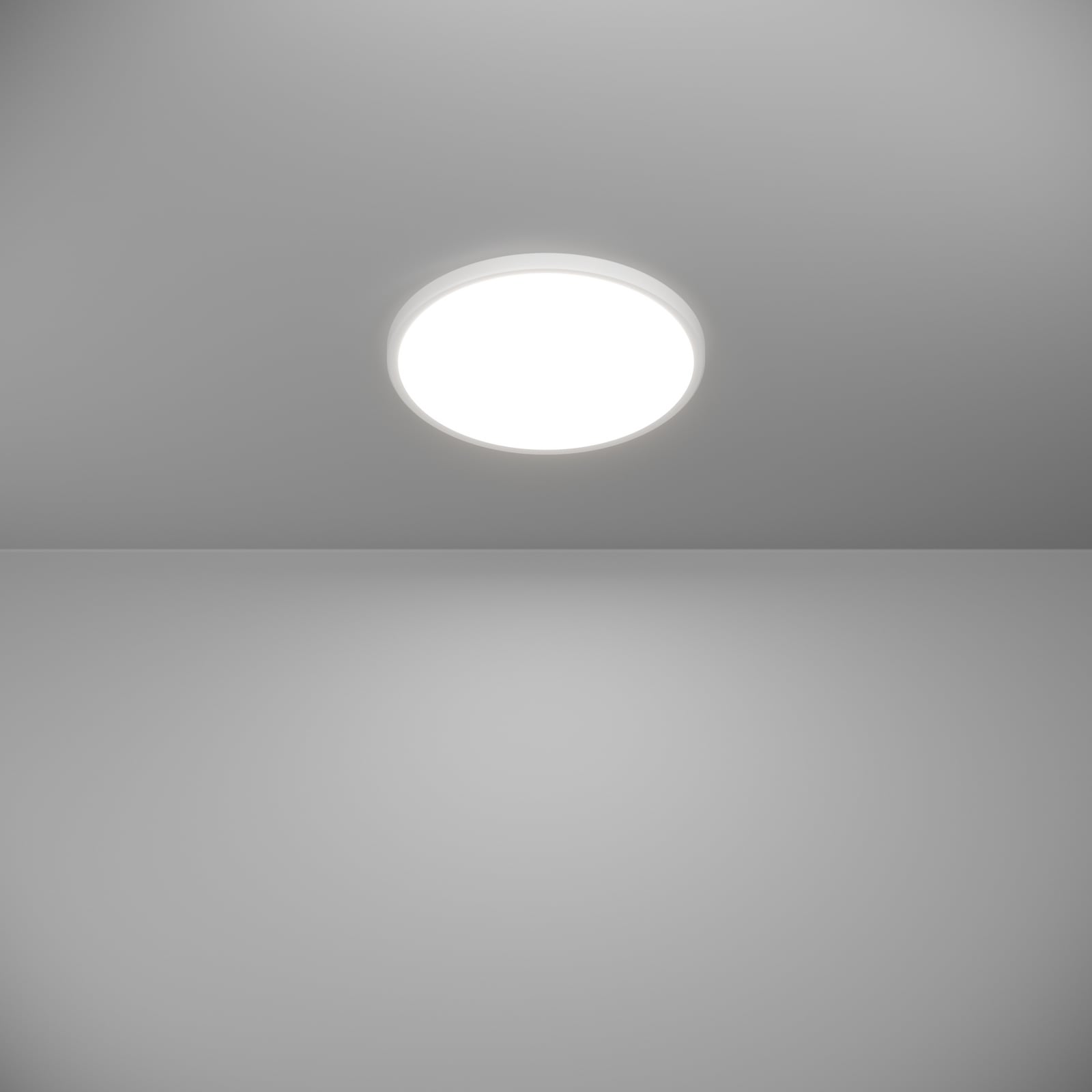LED taklampe Rovito-Z dimbar RGB CCT Ø30 cm IP44 med appstyring