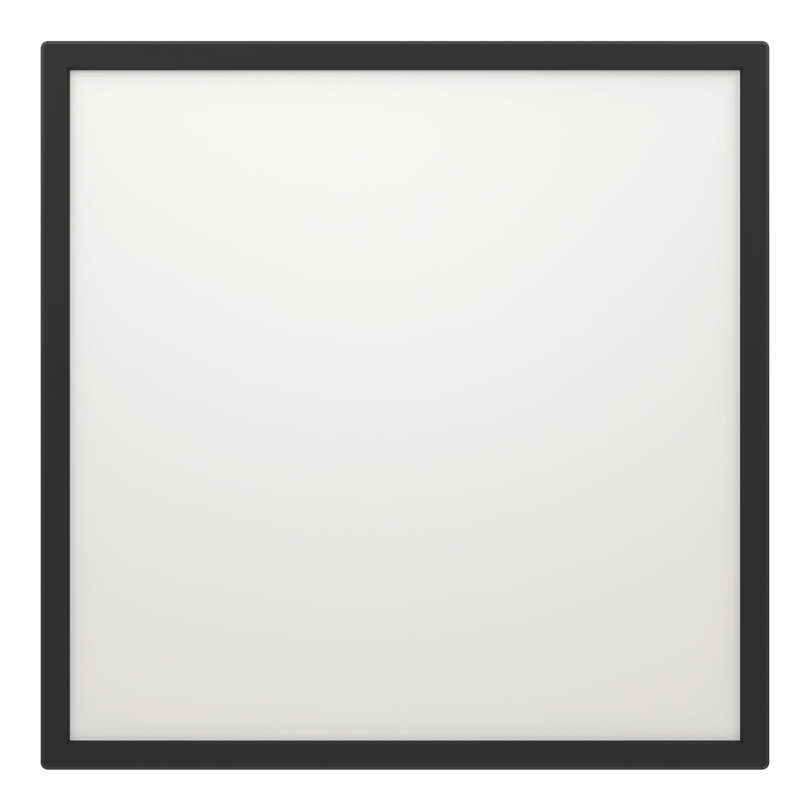 Oversikt over LED taklampe Rovito-Z RGBW dimbar 50x50 cm svart IP44 design