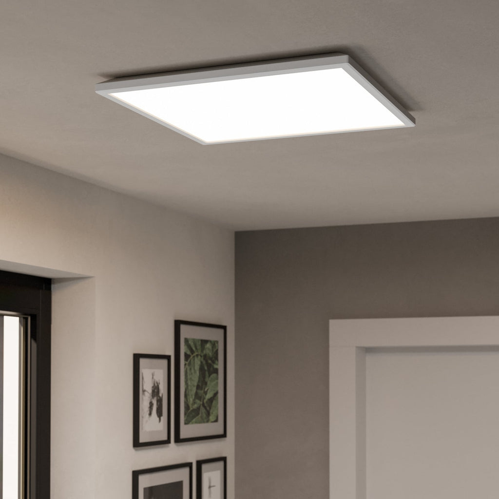 LED taklampe Rovito-Z smart dimbar hvit 50x50 cm IP44 bakside