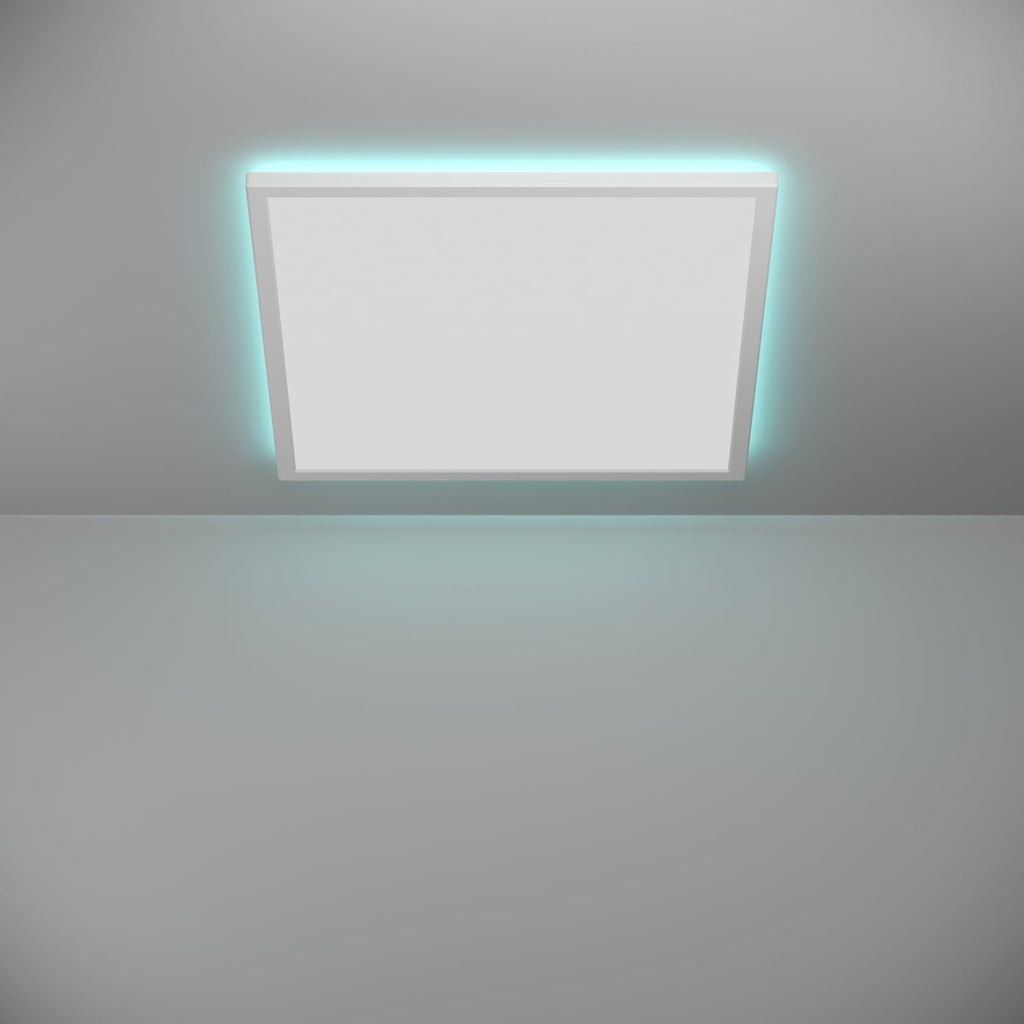 LED taklampe Rovito-Z smart dimbar hvit 50x50 cm IP44 appstyring