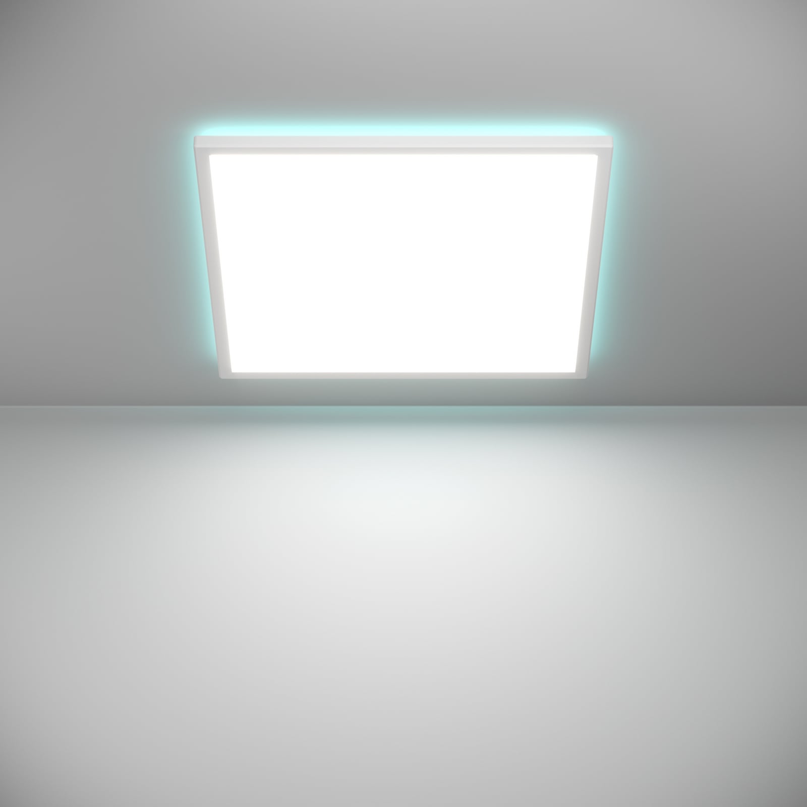 LED taklampe Rovito-Z smart dimbar hvit 50x50 cm IP44 fjernkontroll