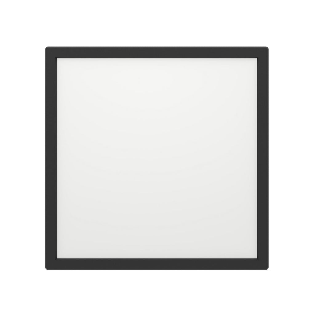 LED taklampe Rovito-Z smart dimbar RGB 29x29 cm svart IP44 installasjon