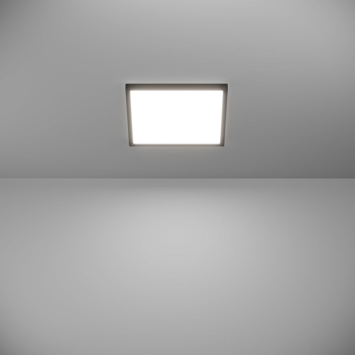 LED taklampe Rovito-Z smart dimbar RGB 29x29 cm svart IP44 lysstyring