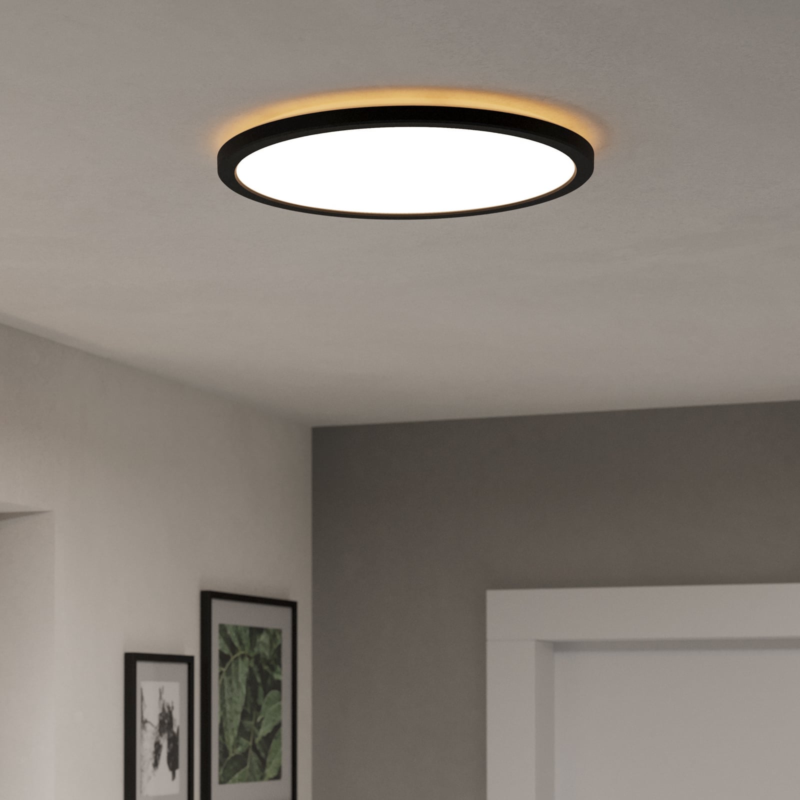 LED taklampe Rovito-Z bakside med monteringsdetaljer