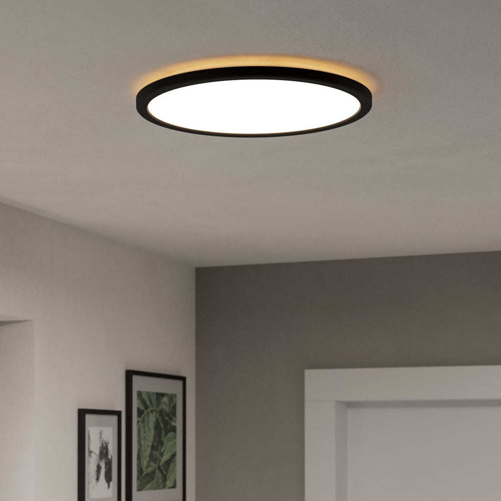 LED taklampe Rovito-Z bakside med monteringsdetaljer