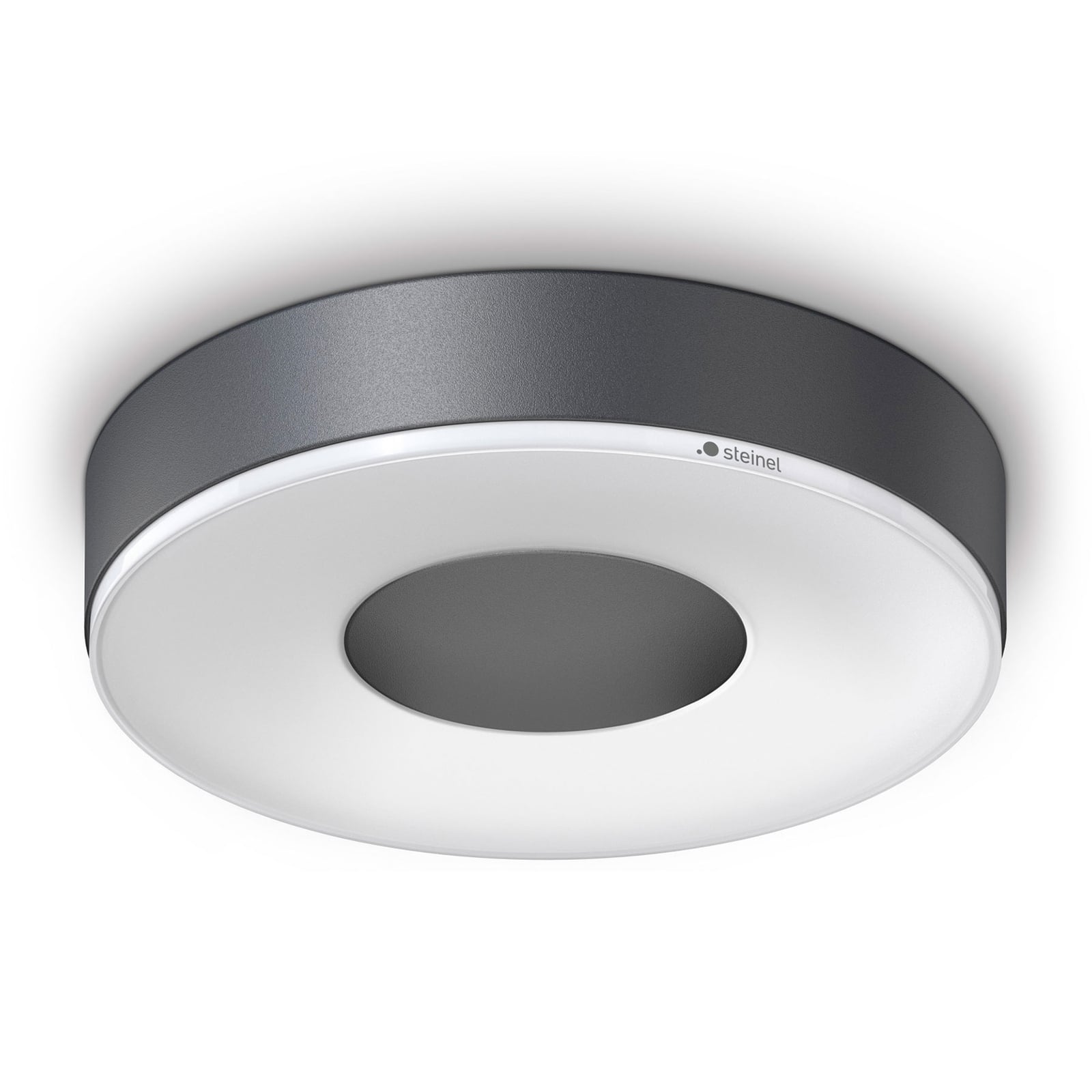 LED-taklampe RS 200 C antrasitt Ø26 cm dimbar IP54 forfra
