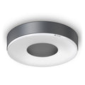 LED taklampe RS 200 SC dimbar antrasitt IP54 Ø26 cm forfra