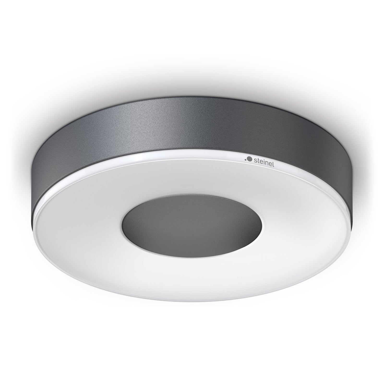 LED taklampe RS 200 SC dimbar antrasitt IP54 Ø26 cm forfra
