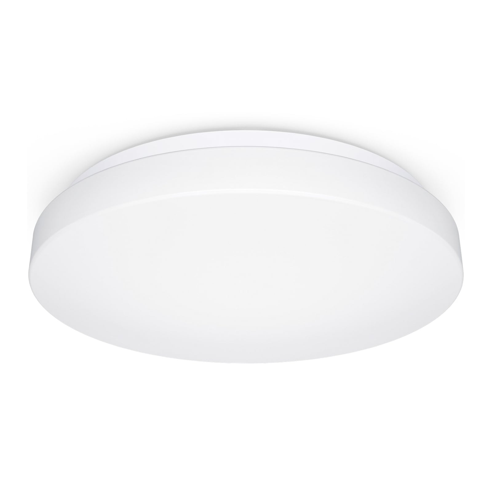 LED taklampe RS Pro Flat hvit Ø27 cm 4000K IP54 forfra