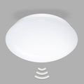 LED taklampe RS PRO P1 hvit IP54 Ø28 cm 3000K forfra