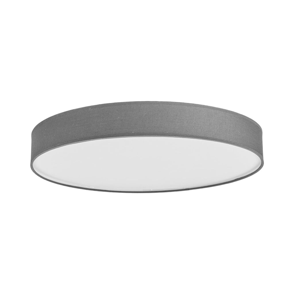 LED taklampe Saira grå tekstil detalj av tekstiloverflate