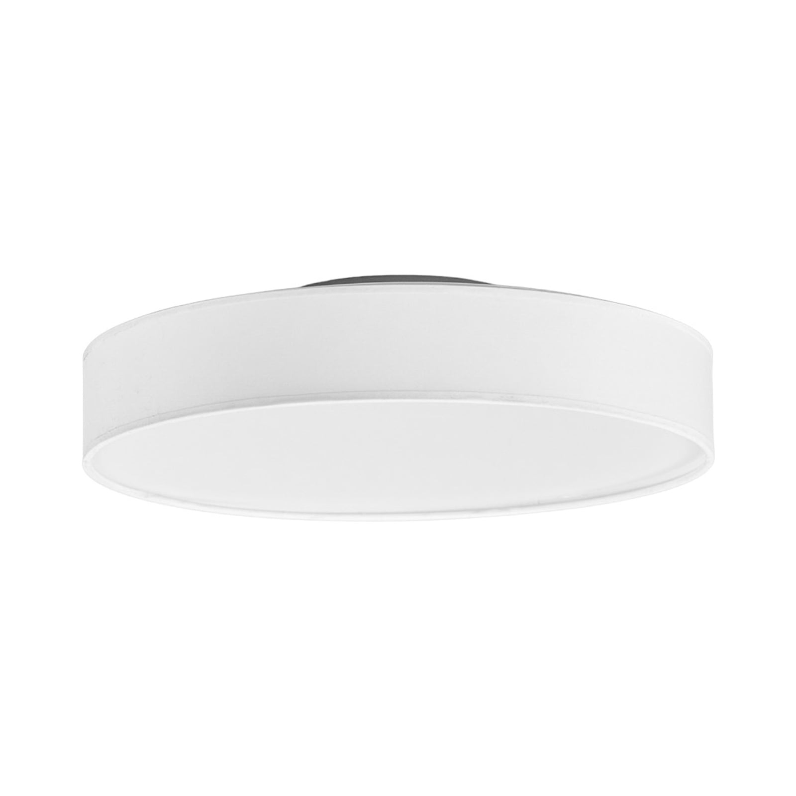 LED taklampe Saira tekstil hvit Ø40 cm 24W varmhvit forfra