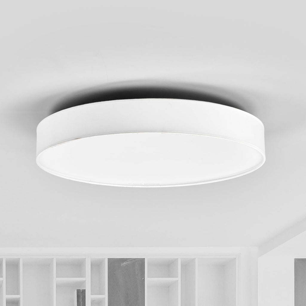 LED taklampe Saira tekstil hvit Ø50 cm 30W varmhvit bakside