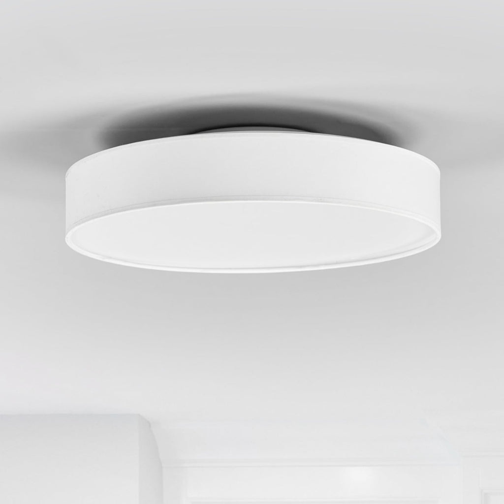 LED taklampe Saira tekstil hvit Ø40 cm 24W varmhvit detalj