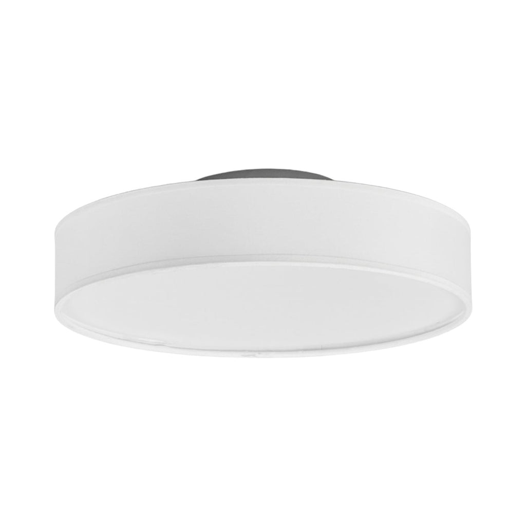 LED taklampe Saira tekstil hvit Ø30 cm 12W detalj av stoffskjerm