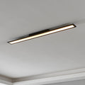 LED taklampe Salobrena-Z dimbar CCT 120x10 cm svart forfra