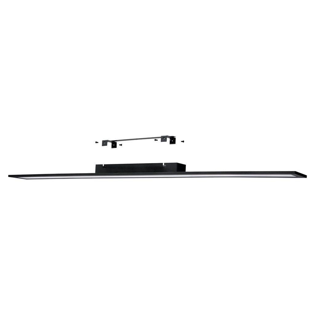 LED taklampe Salobrena-Z dimbar CCT 120x10 cm svart nærbilde