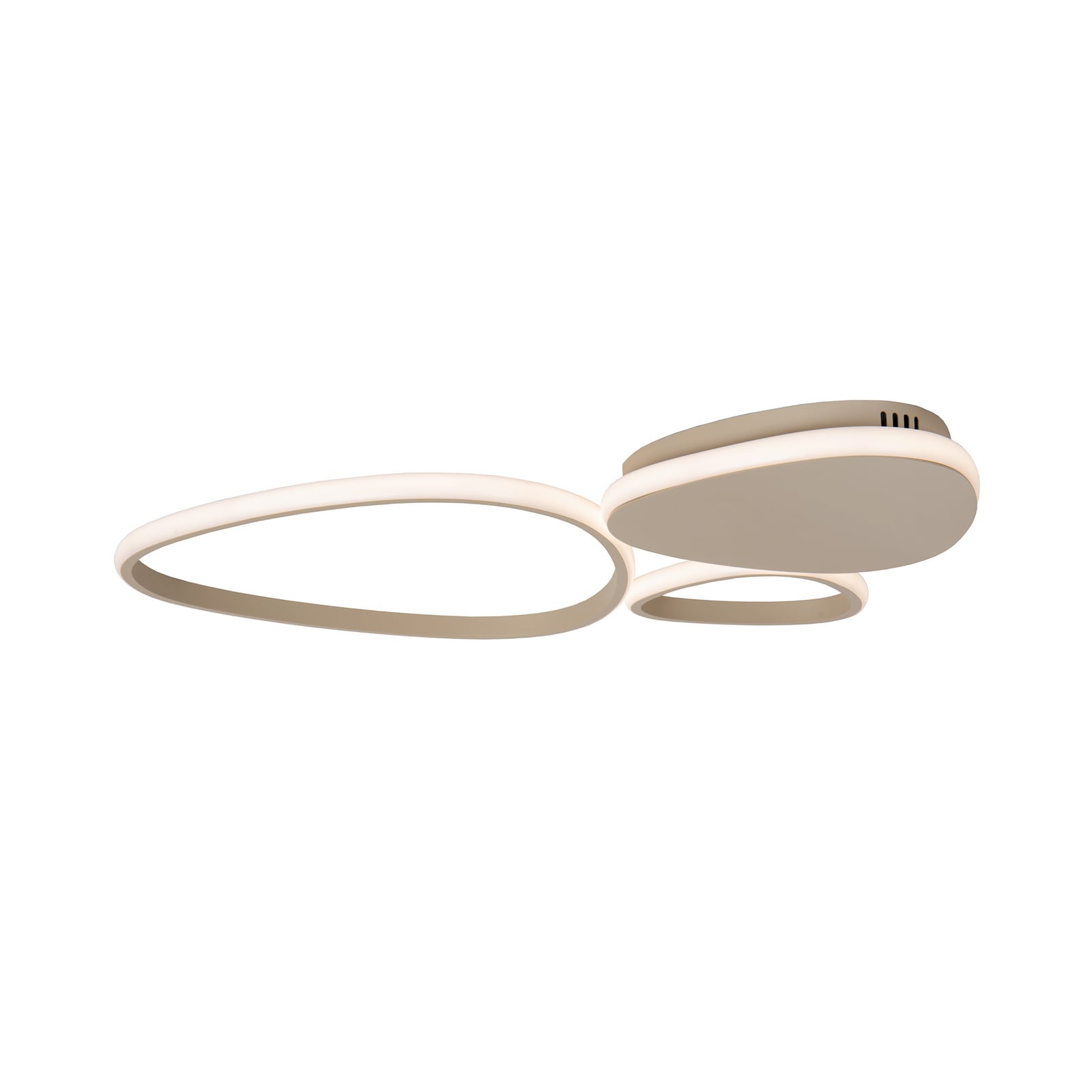 LED taklampe Samling taupe metall 62 cm nærbilde