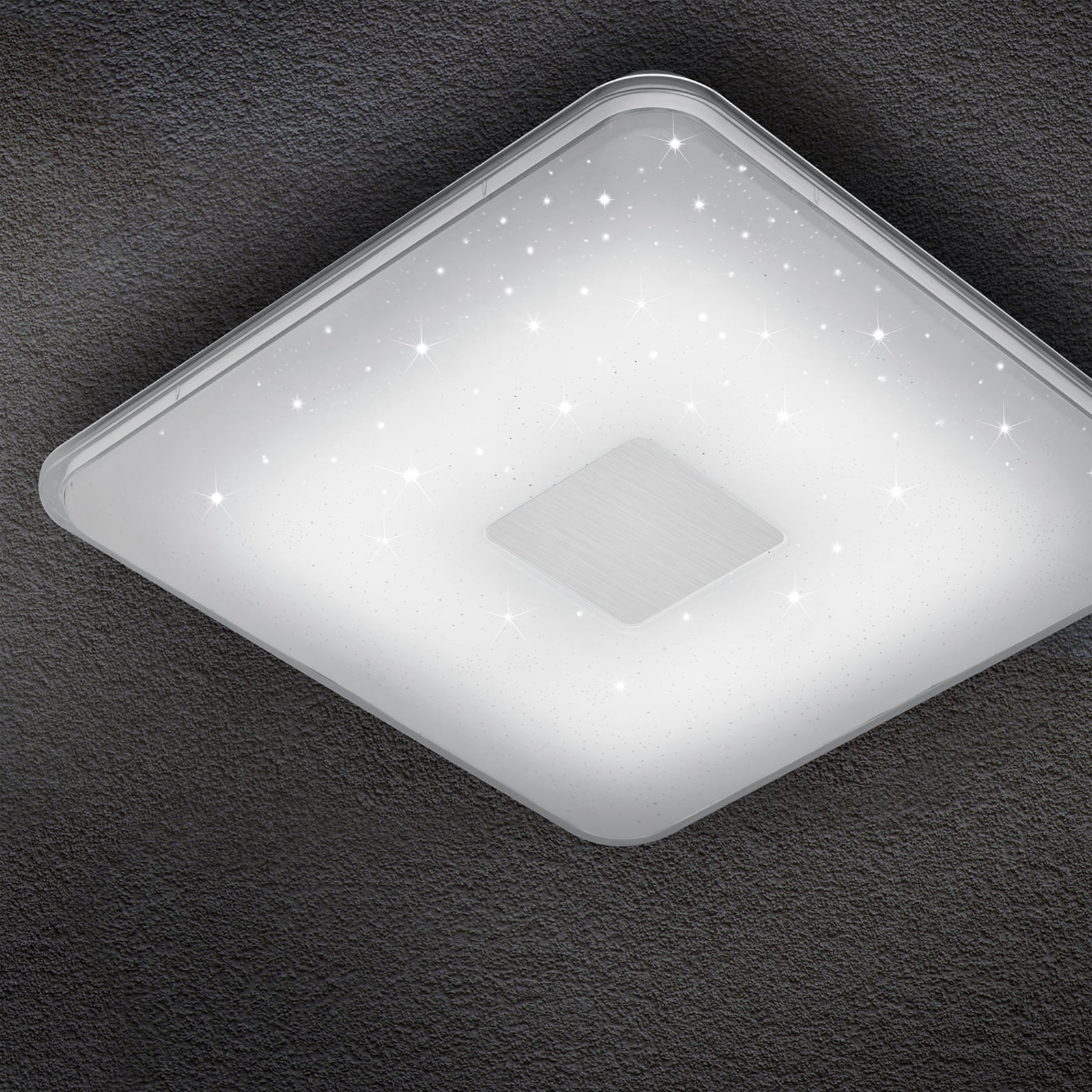 LED taklampe Samurai dimbar med fjernkontroll CCT 42,5 cm nattlysfunksjon