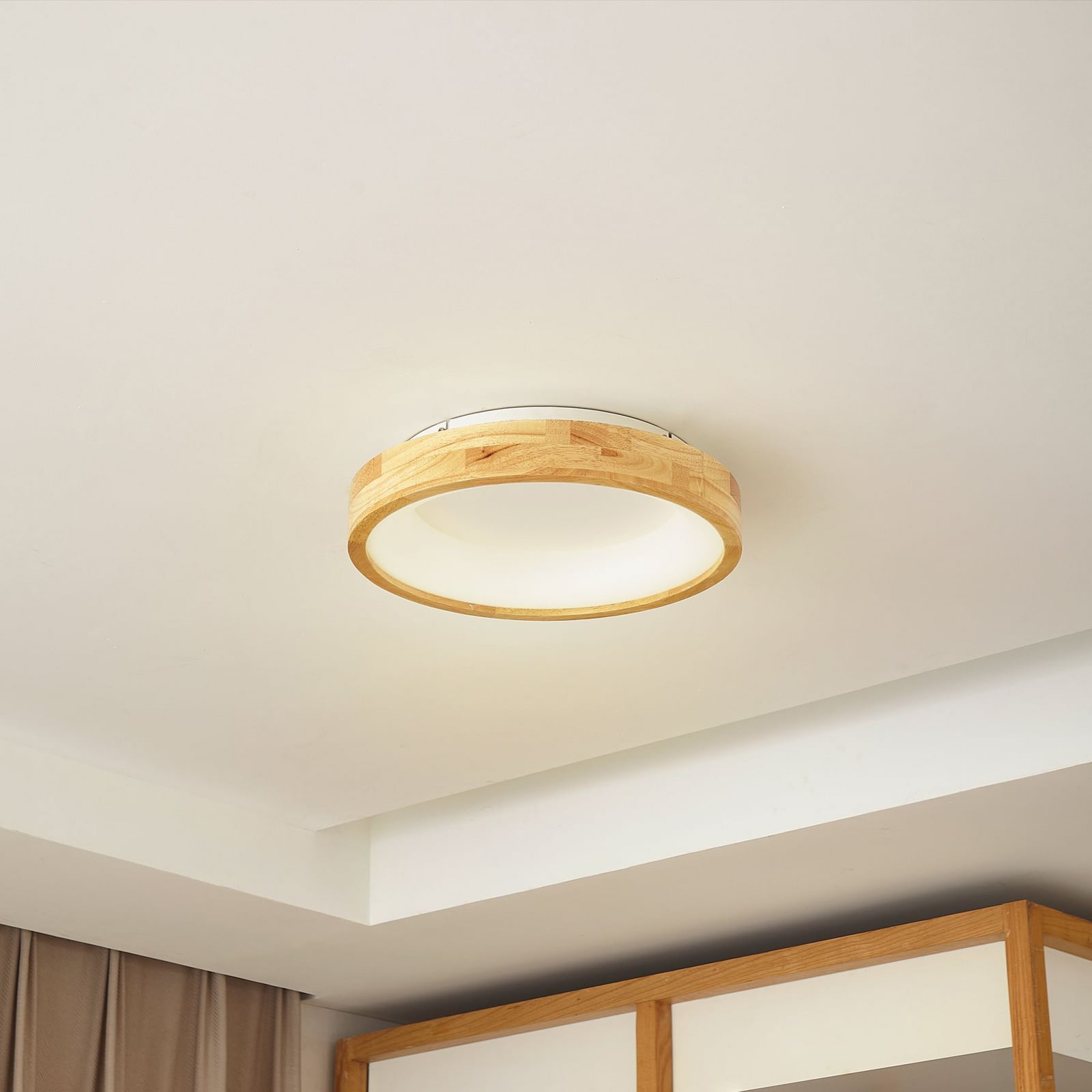 LED taklampe Samvel tre CCT Ø40 cm 20W bakside